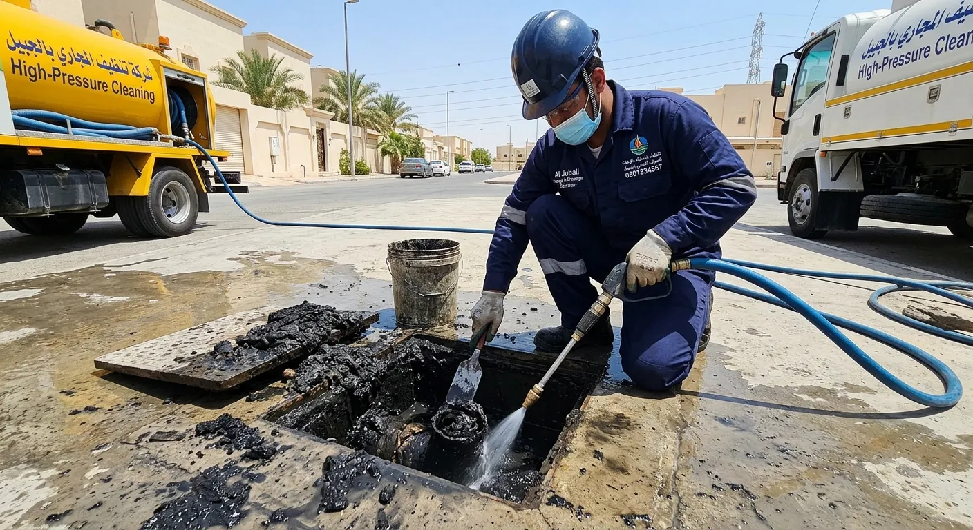 شركة تسليك البالوعات بالجبيل